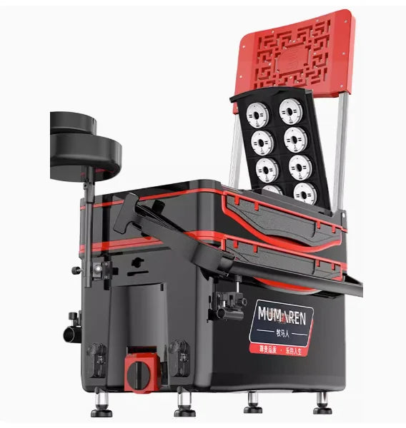 Multifunction Fishing Seat Box - Rod Holders & Backrest