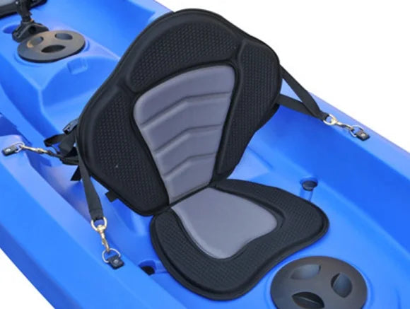 Deluxe Padded Kayak Seat — Backrest & Storage Bag