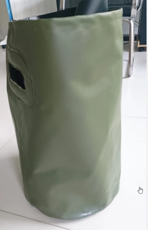 Collapsible 20L Folding Bucket - PVC, Stands Upright