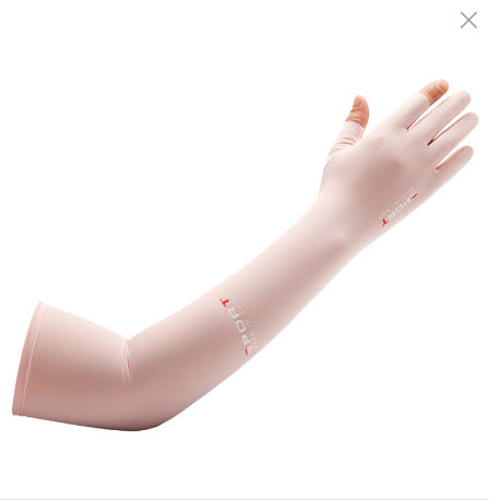 UPF 50+ Cooling Arm Sleeves — Fingerless Sun Gloves