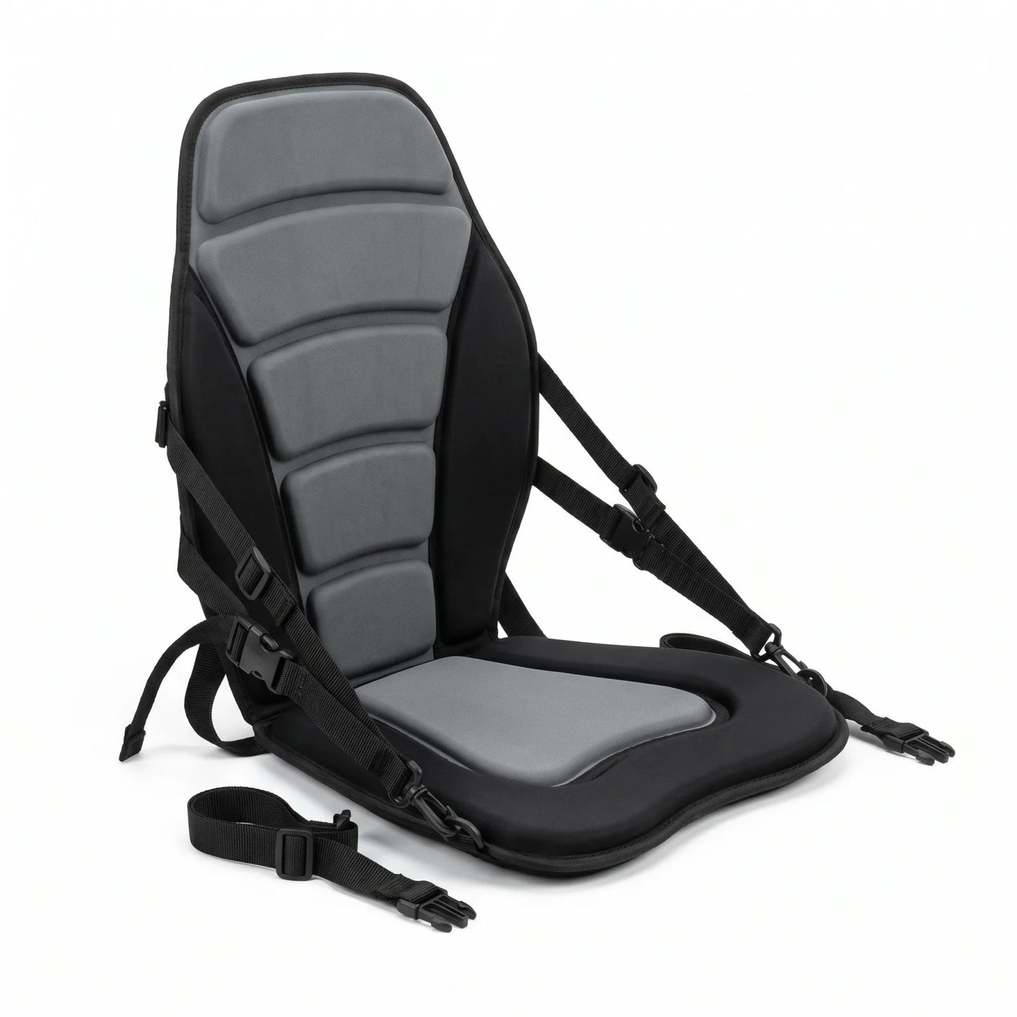 Padded sit-on-top kayak seat with backrest