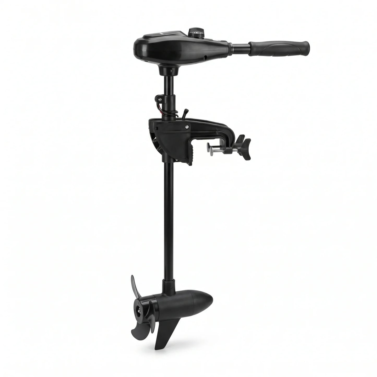 Electric trolling motor for fishing boat