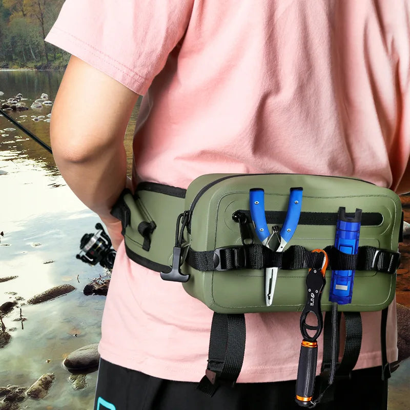 Waterproof Fishing Sling Pack — TPU Tackle Waist Bag