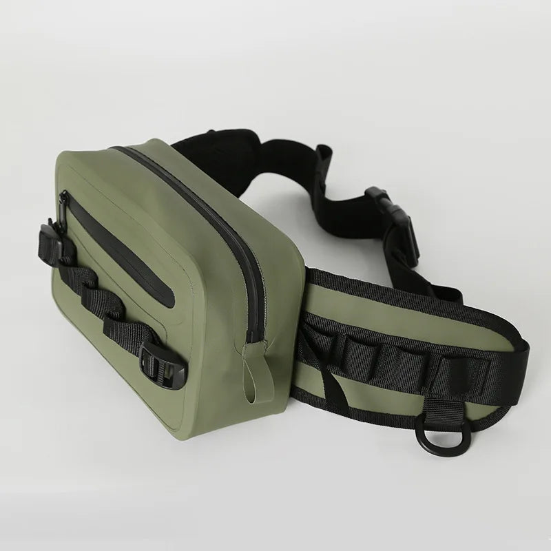 Waterproof Fishing Sling Pack — TPU Tackle Waist Bag