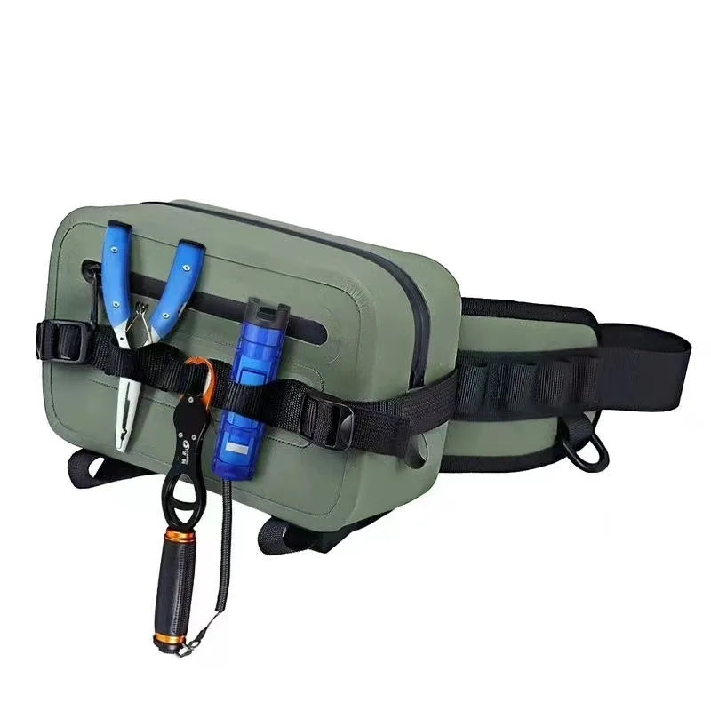 Waterproof Fishing Sling Pack — TPU Tackle Waist Bag
