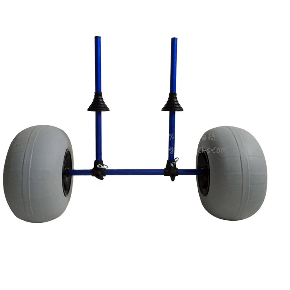 Kayak Beach Cart — Balloon Wheels, Aluminum Trolley