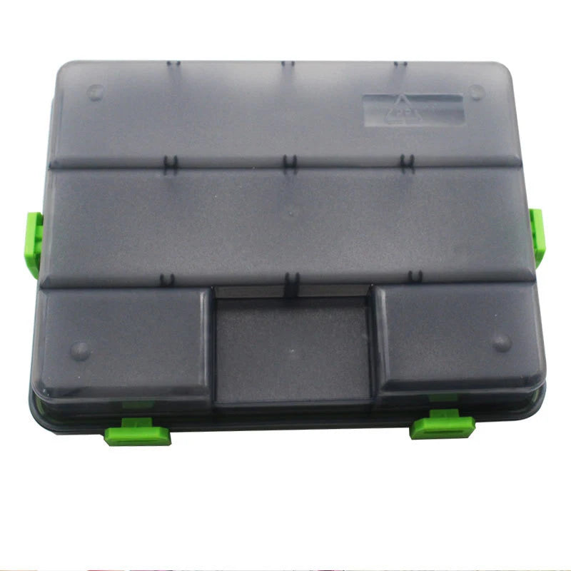 Waterproof Tackle Box — 4-Lock Seal, Adjustable Inserts