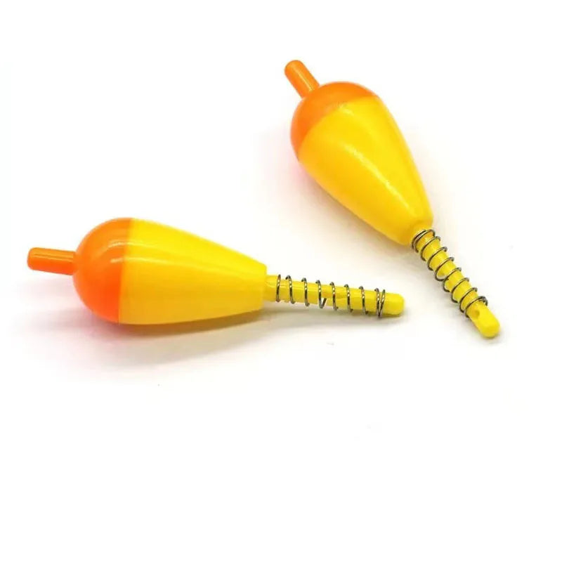 Spring Bobber Float Set - 20 Pack, High-Vis Panfish Floats