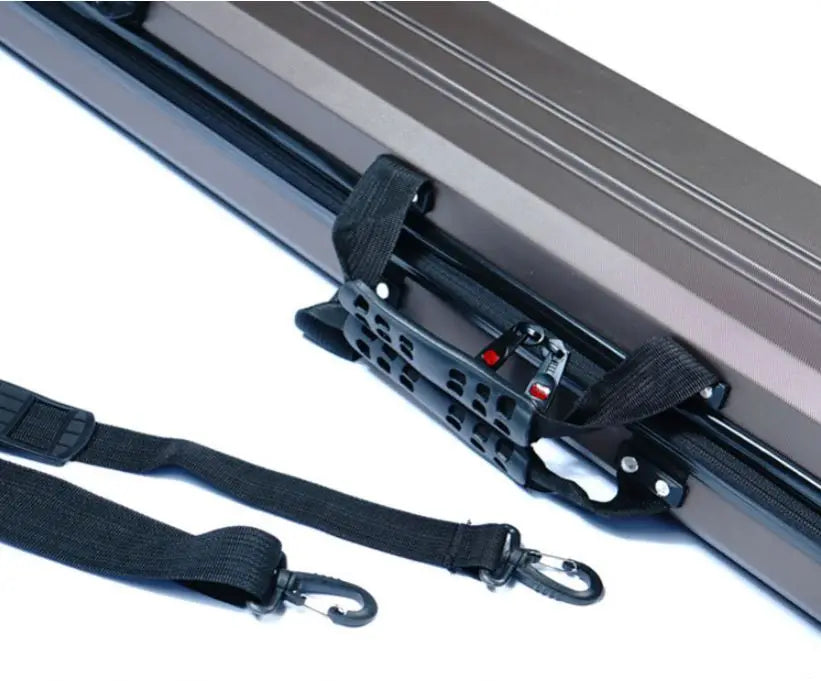 Hard Shell Fishing Rod Case - Waterproof ABS, Lockable