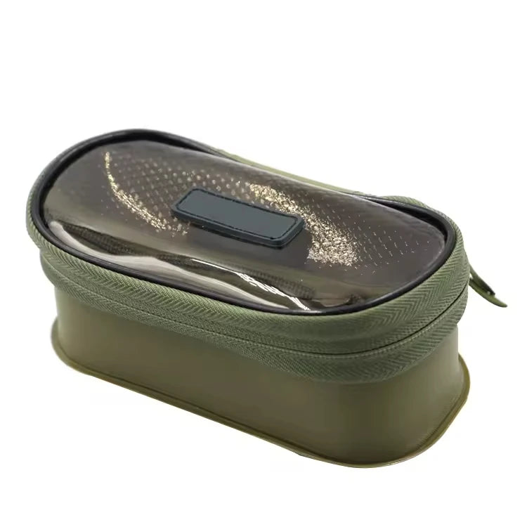 EVA Fishing Tackle Pouch — Waterproof Clear-Top Organizer