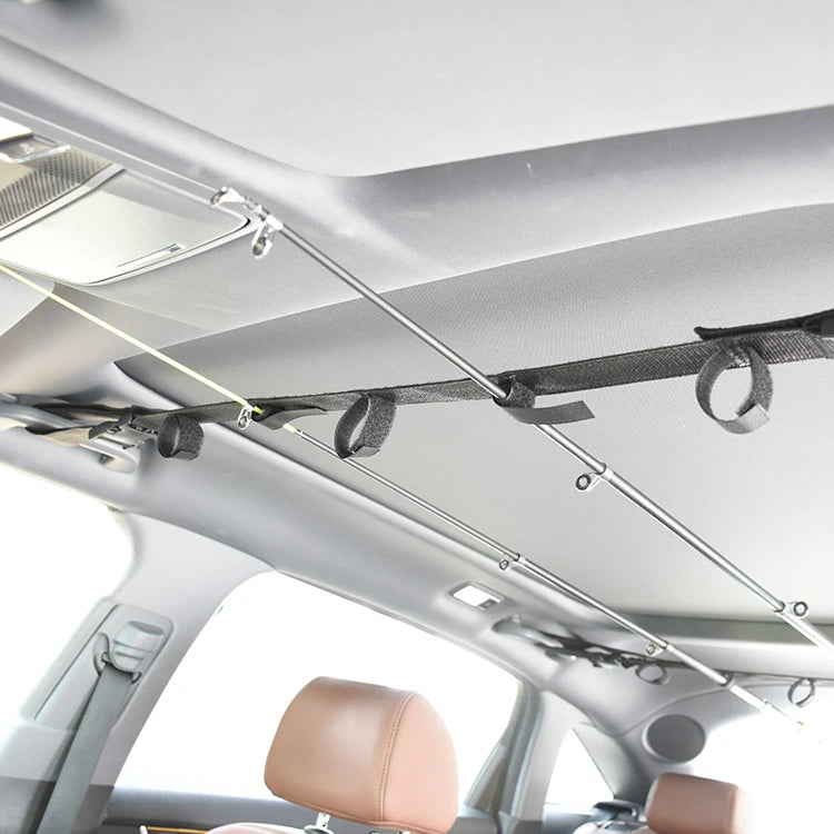 Vehicle Fishing Rod Carrier — In-Car Rod Holder