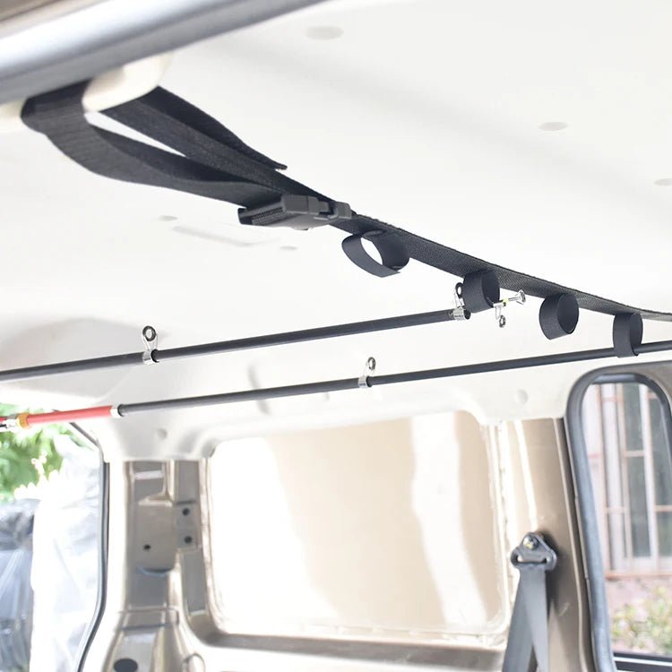 Vehicle Fishing Rod Carrier — In-Car Rod Holder