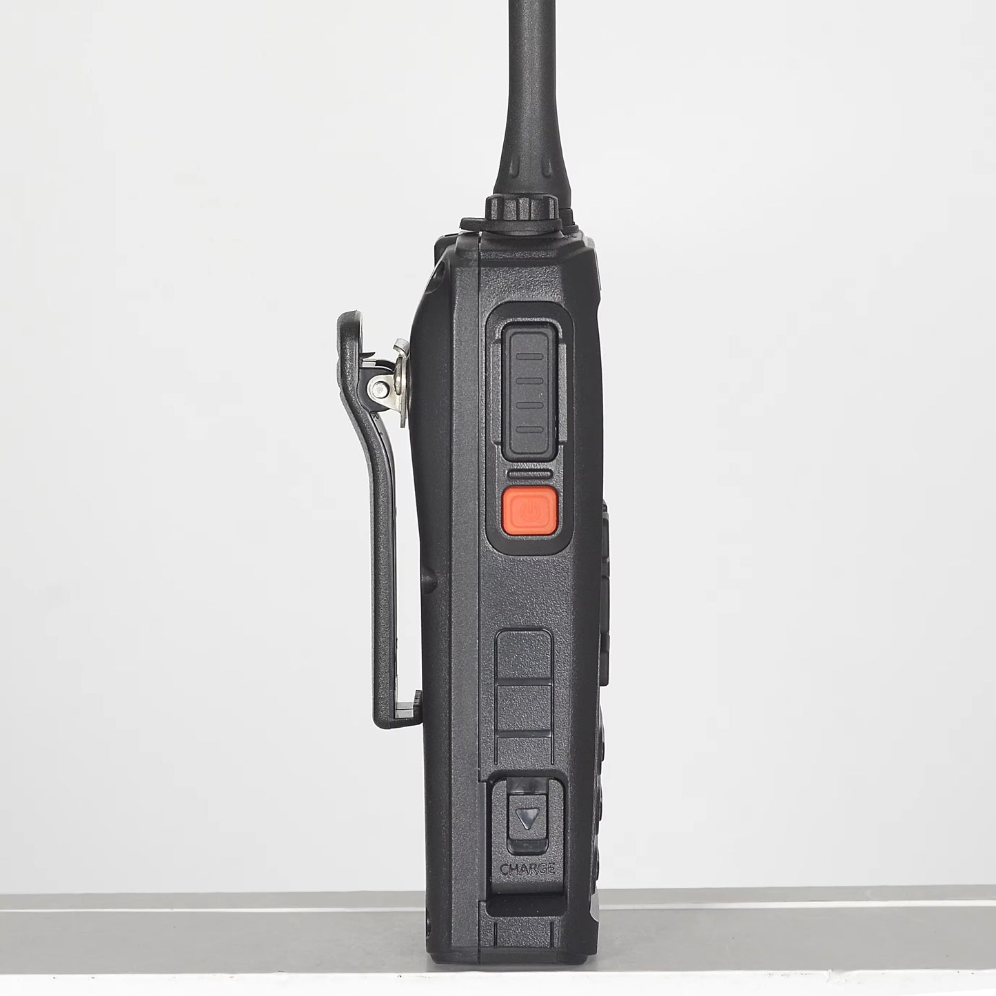 Floating VHF Marine Radio — IPX7, Flash Alarm, USB Charge
