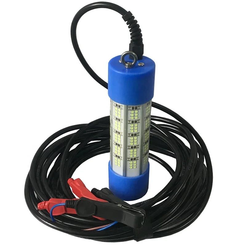 Underwater LED Fishing Light — 12V Green, Fish-Attracting