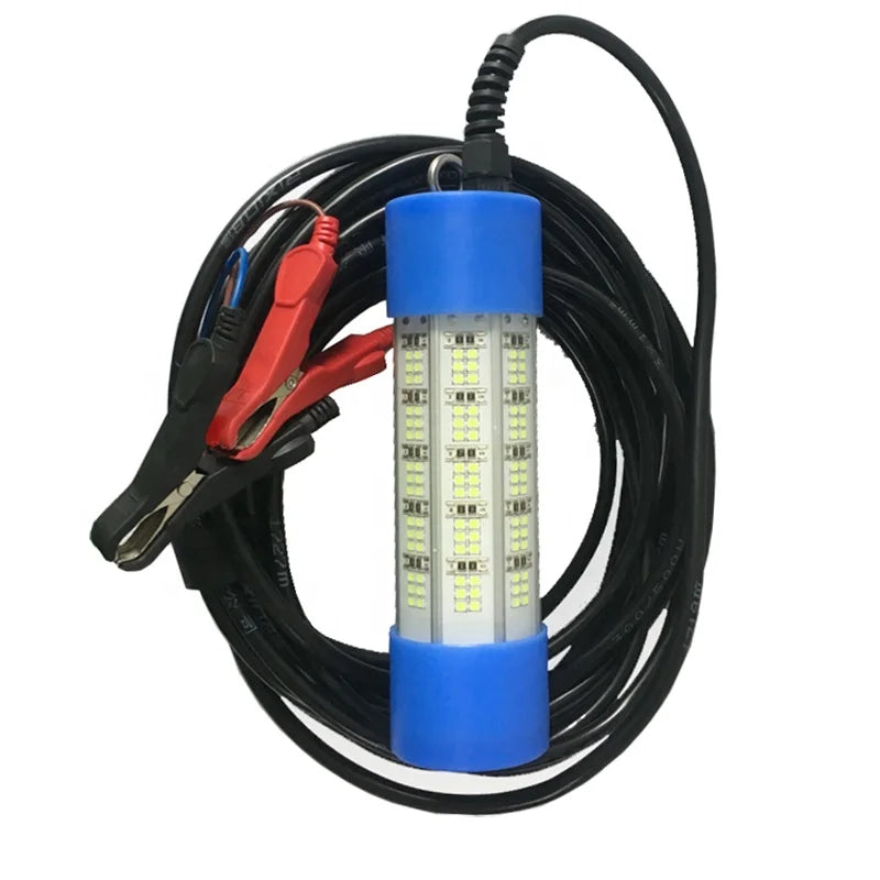 Underwater LED Fishing Light — 12V Green, Fish-Attracting