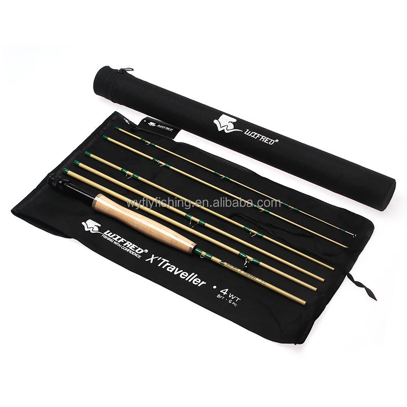 Travel Fly Fishing Rod — 8ft 4WT, 6-Piece Carbon Fiber