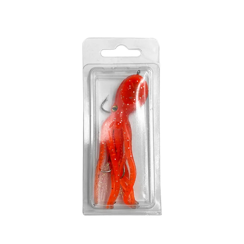 Bionic Octopus Squid Bait 19g — Soft Body, Double Hook
