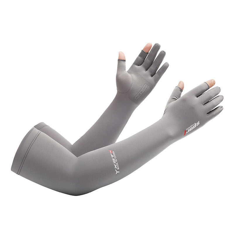 UPF 50+ Cooling Arm Sleeves — Fingerless Sun Gloves