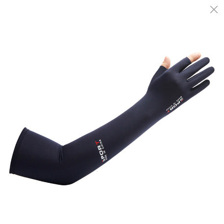 UPF 50+ Cooling Arm Sleeves — Fingerless Sun Gloves