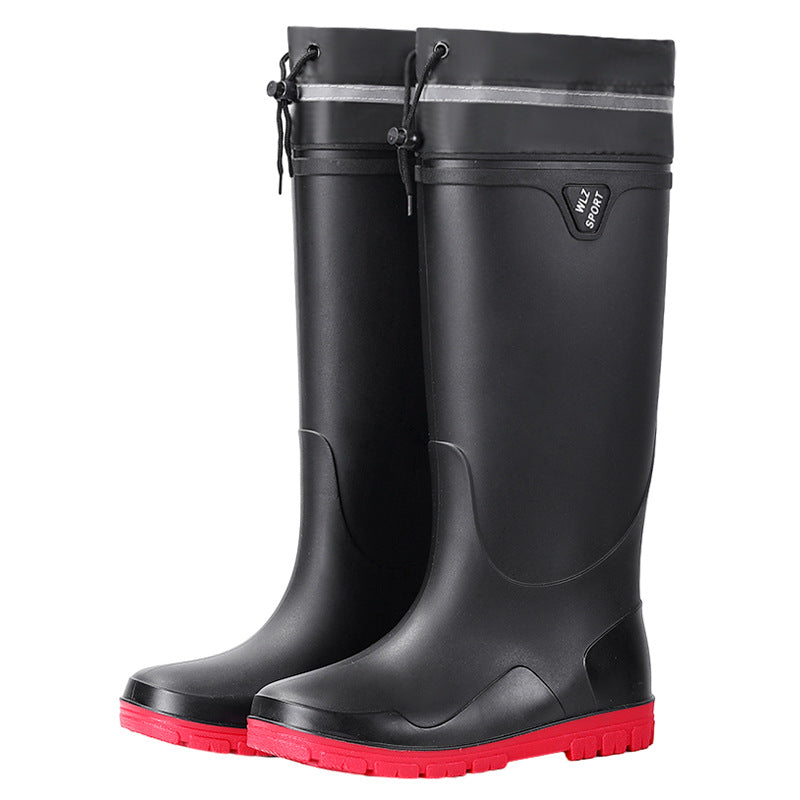 Insulated Fishing Rubber Boots - Tall, Fleece-Lined
