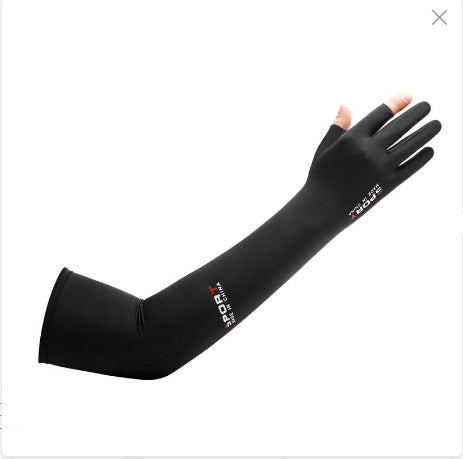 UPF 50+ Cooling Arm Sleeves — Fingerless Sun Gloves