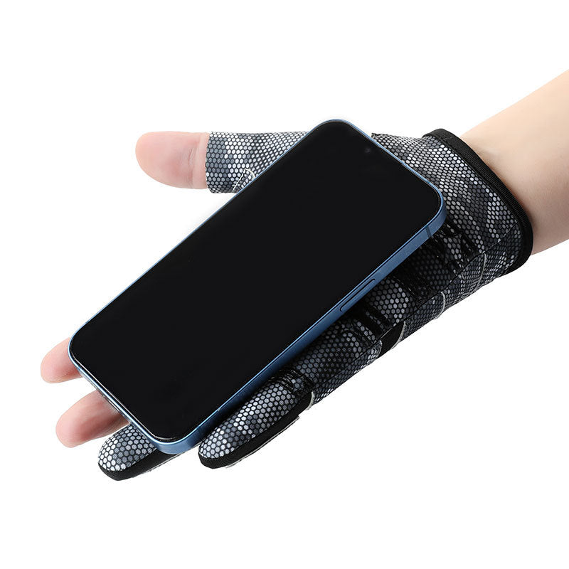 Fishing Gloves — 3-Cut Finger, Sun-Block & Non-Slip Grip