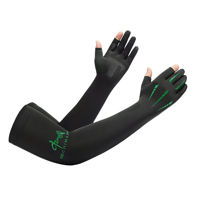 UPF 50+ Cooling Arm Sleeves — Fingerless Sun Gloves