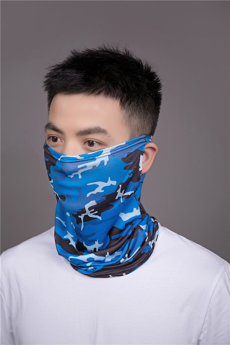 Cooling Sun Gaiter — Ice-Silk Face & Neck UV Mask