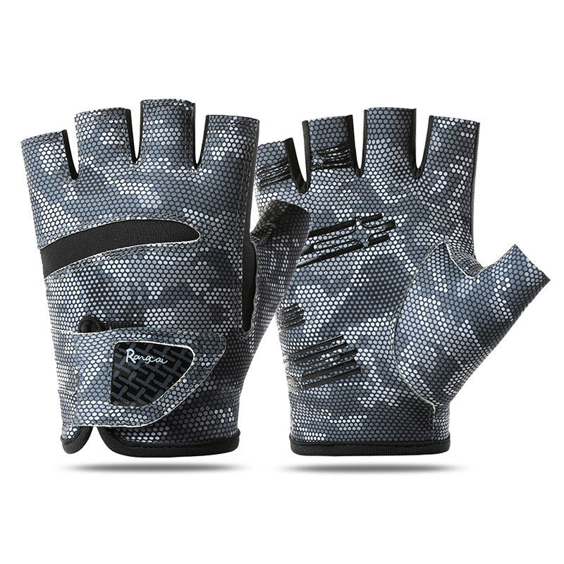 Fishing Gloves — 3-Cut Finger, UV Sun Protection & Anti-Slip
