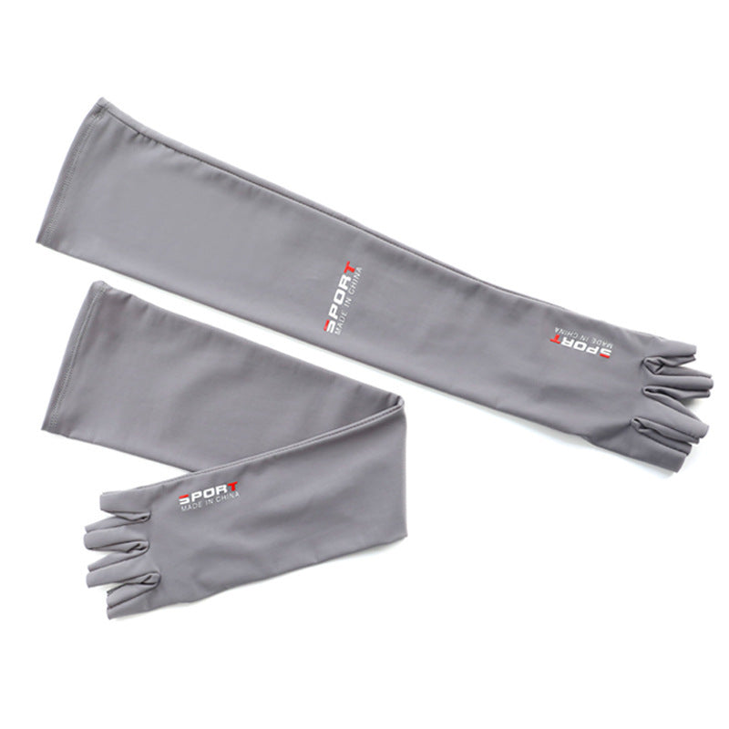 UPF 50+ Cooling Arm Sleeves — Fingerless Sun Gloves