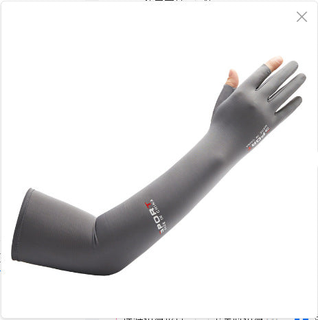 UPF 50+ Cooling Arm Sleeves — Fingerless Sun Gloves