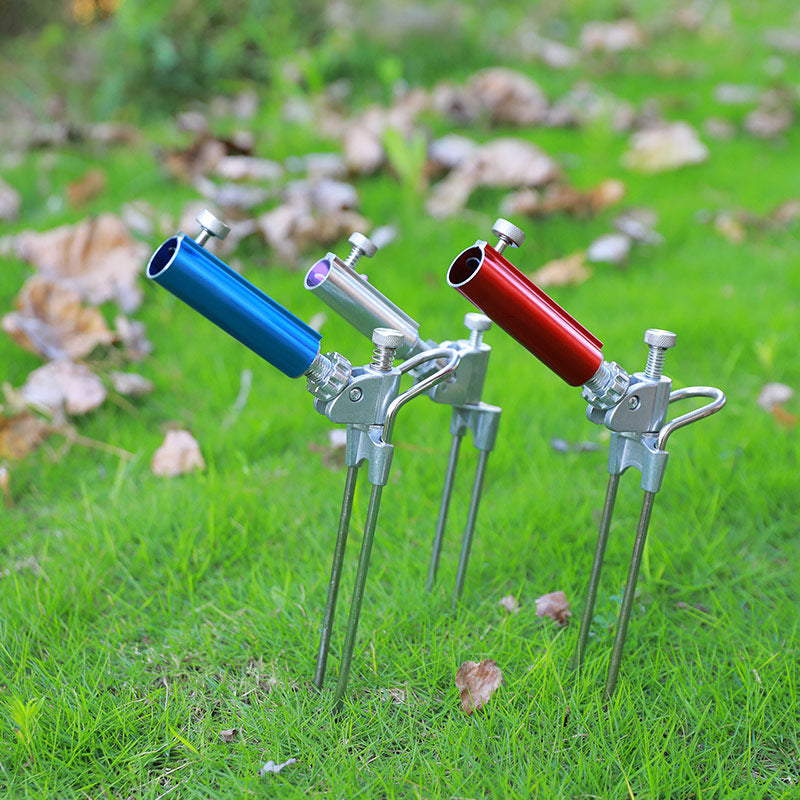 Bank Fishing Rod Holder — Stainless Steel Ground Stake