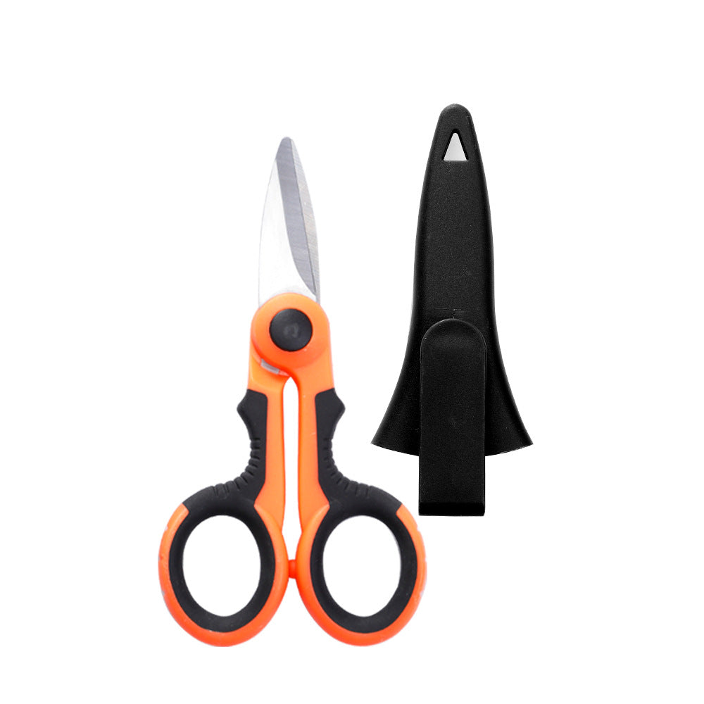 Braid Fishing Scissors - Serrated Stainless Steel Line Cutter
