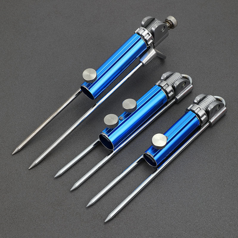Bank Fishing Rod Holder — Stainless Steel Ground Stake