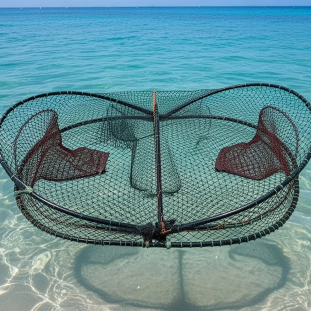 Foldable Crab & Lobster Trap — Collapsible Net