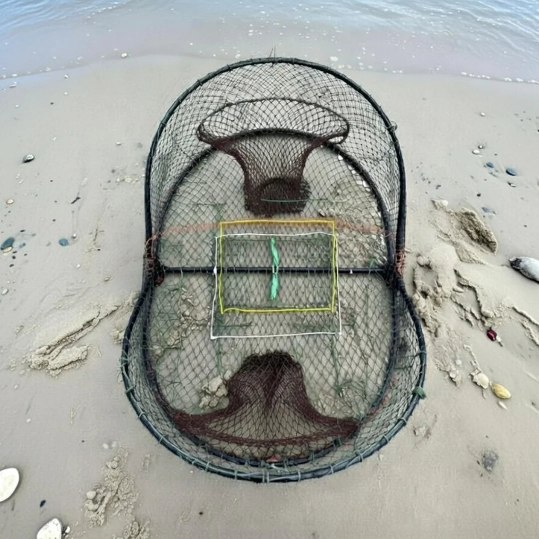 Foldable Crab & Lobster Trap — Collapsible Net