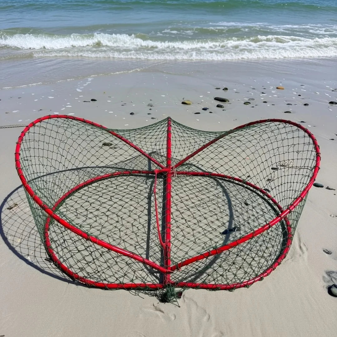 Foldable Crab & Lobster Trap — Collapsible Net