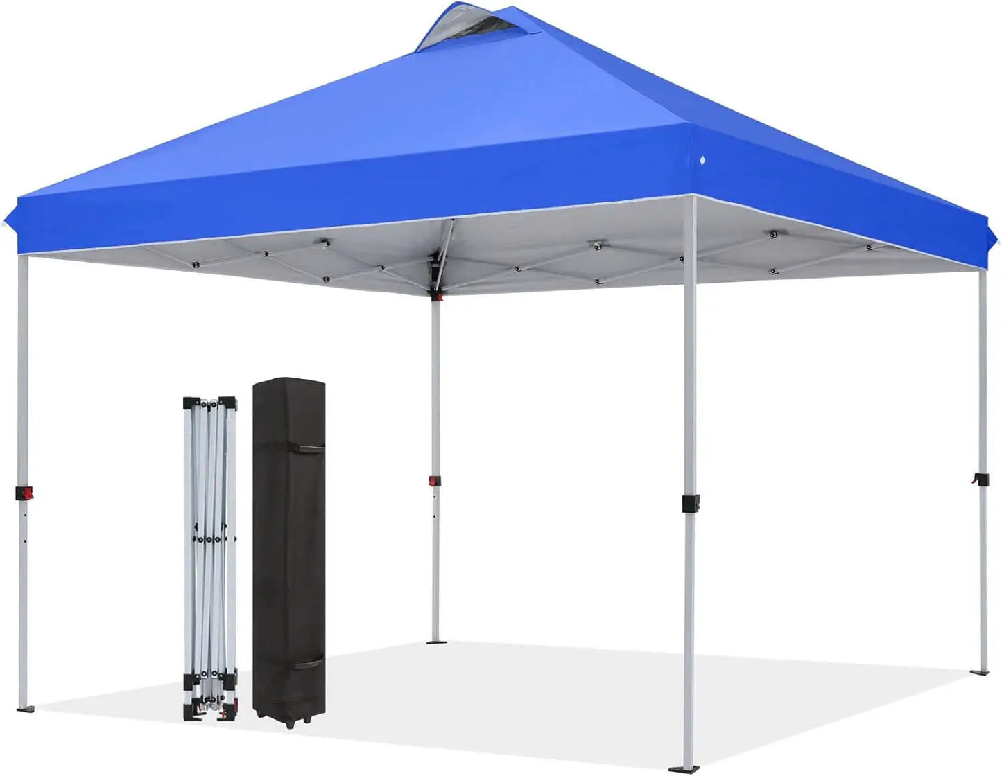 10x10 Pop-Up Canopy Tent — Waterproof, Roller Bag