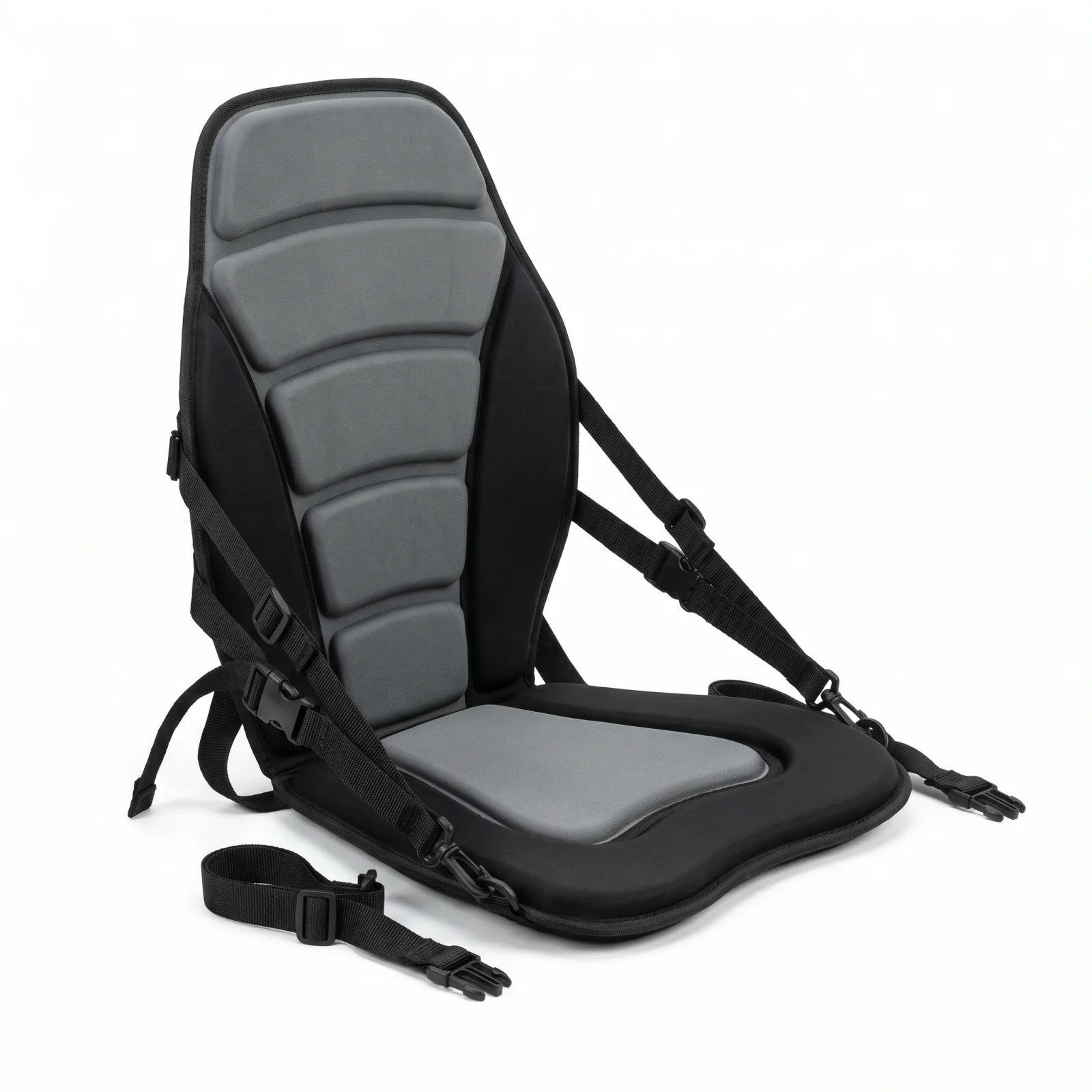 Padded sit-on-top kayak seat with backrest