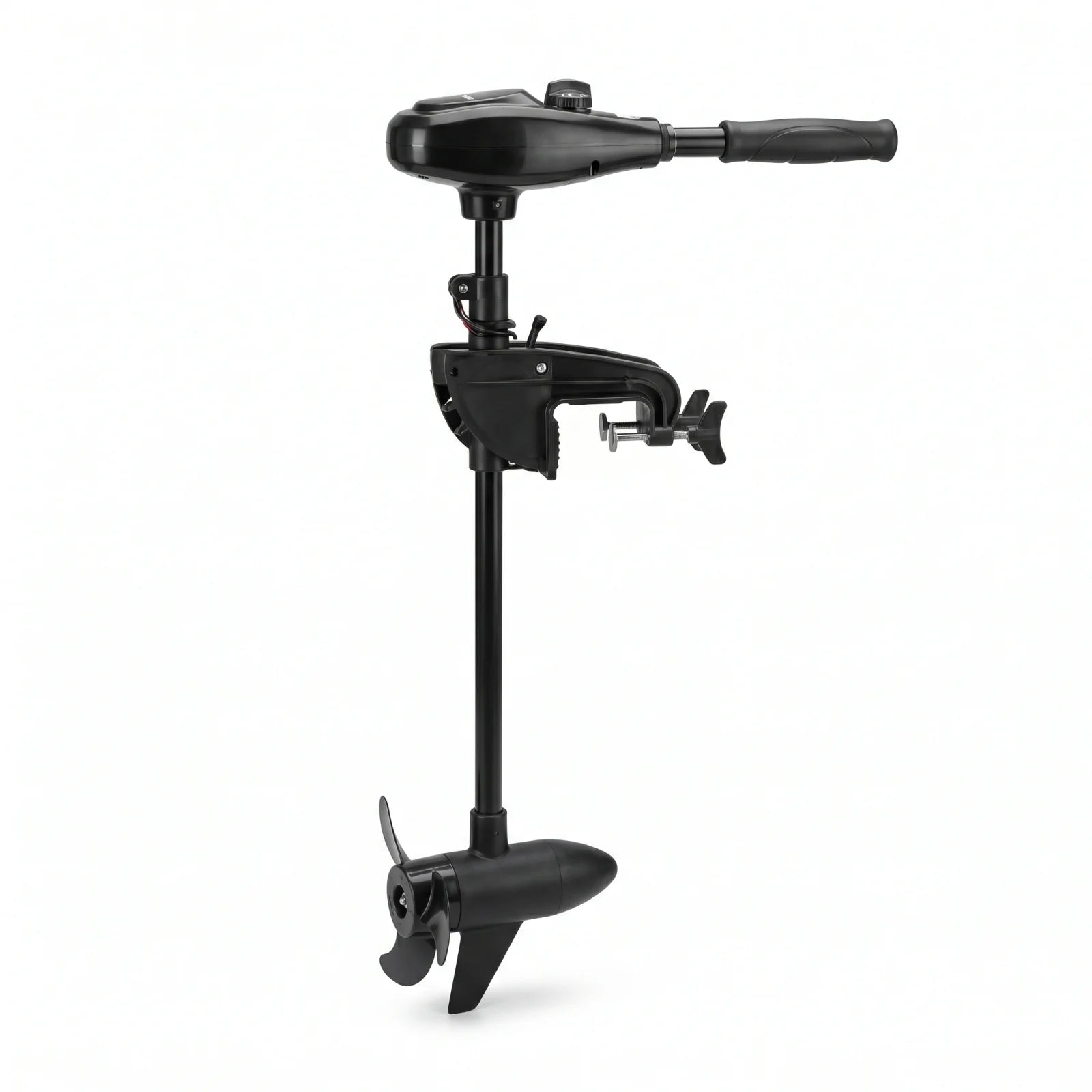 Electric trolling motor for fishing boat